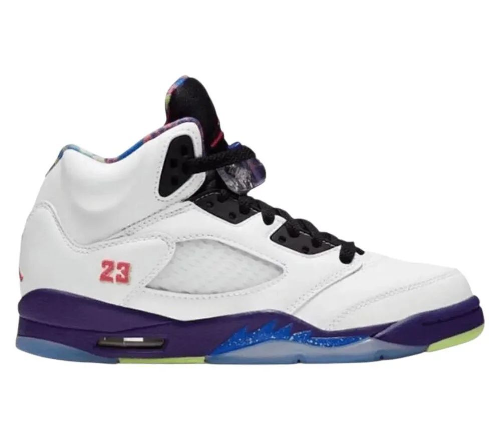 NIKE Air Jordan 5 Retro 'Alternate Bel-Air' Sneakers Size 6.5Y/W8